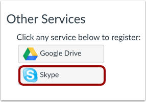 Register Skype