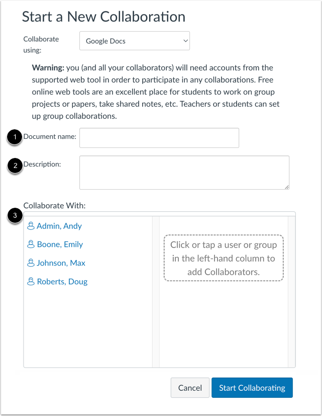 Create Collaboration