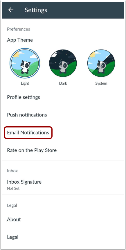 Open Push Notifications