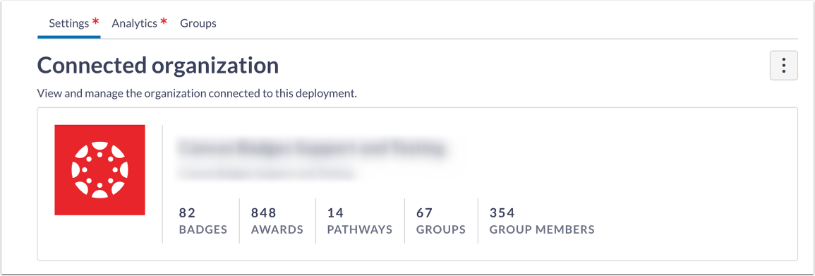 View Connected Organization