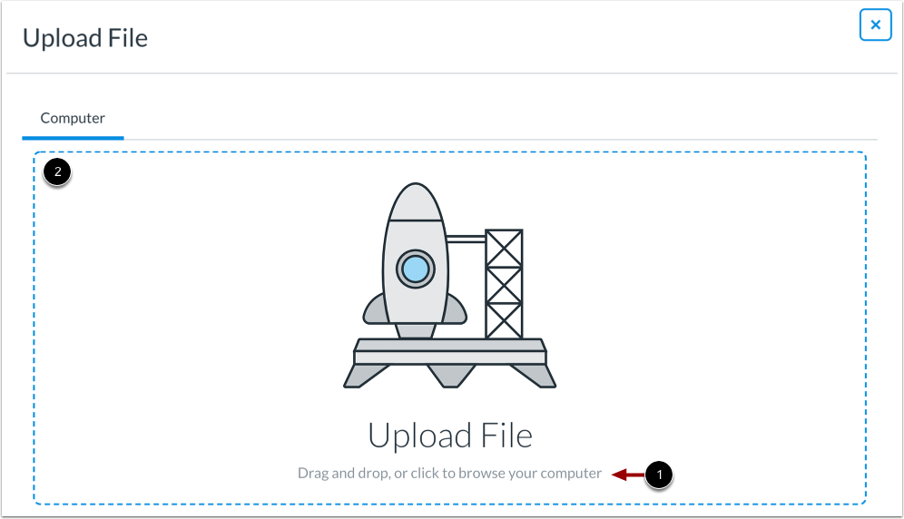Upload Document from Computer
