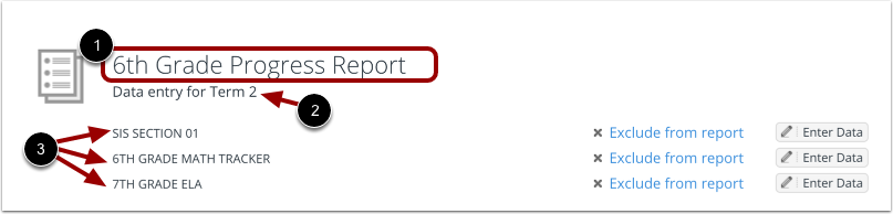 View Available Progress Reports