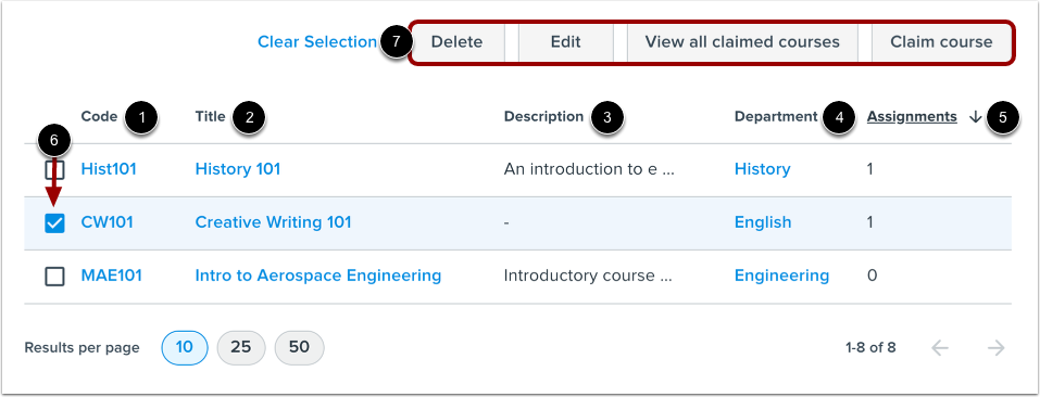 View Course Templates
