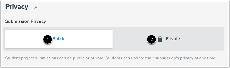 Define Project Privacy