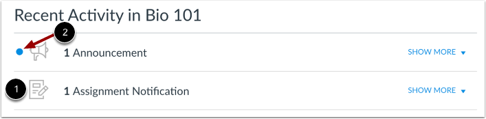 View Course Activity