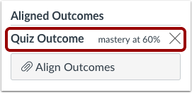 View Aligned Outcomes