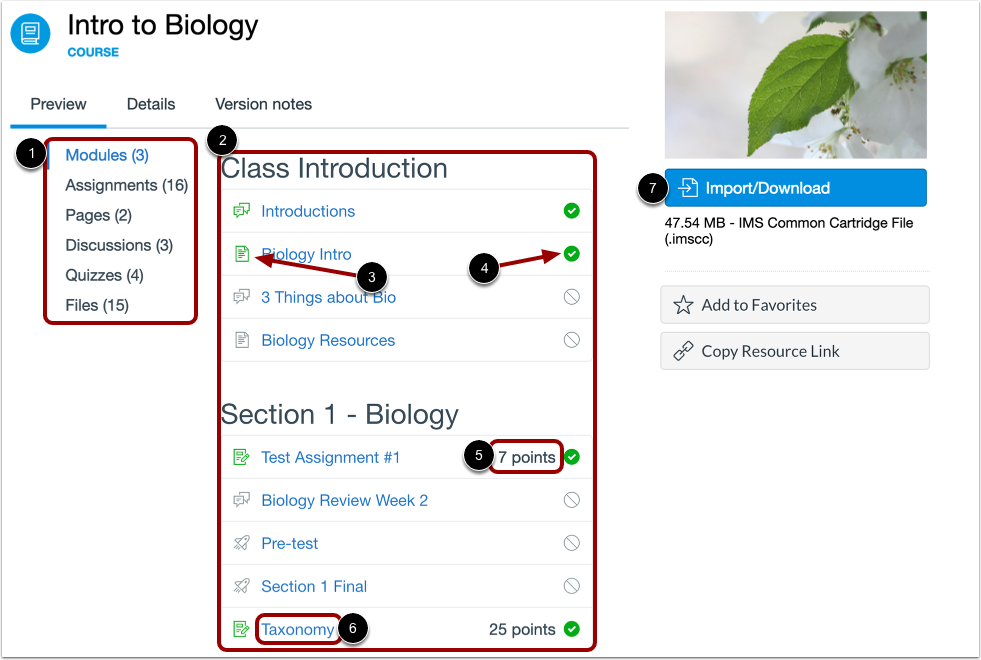 Preview Course Content