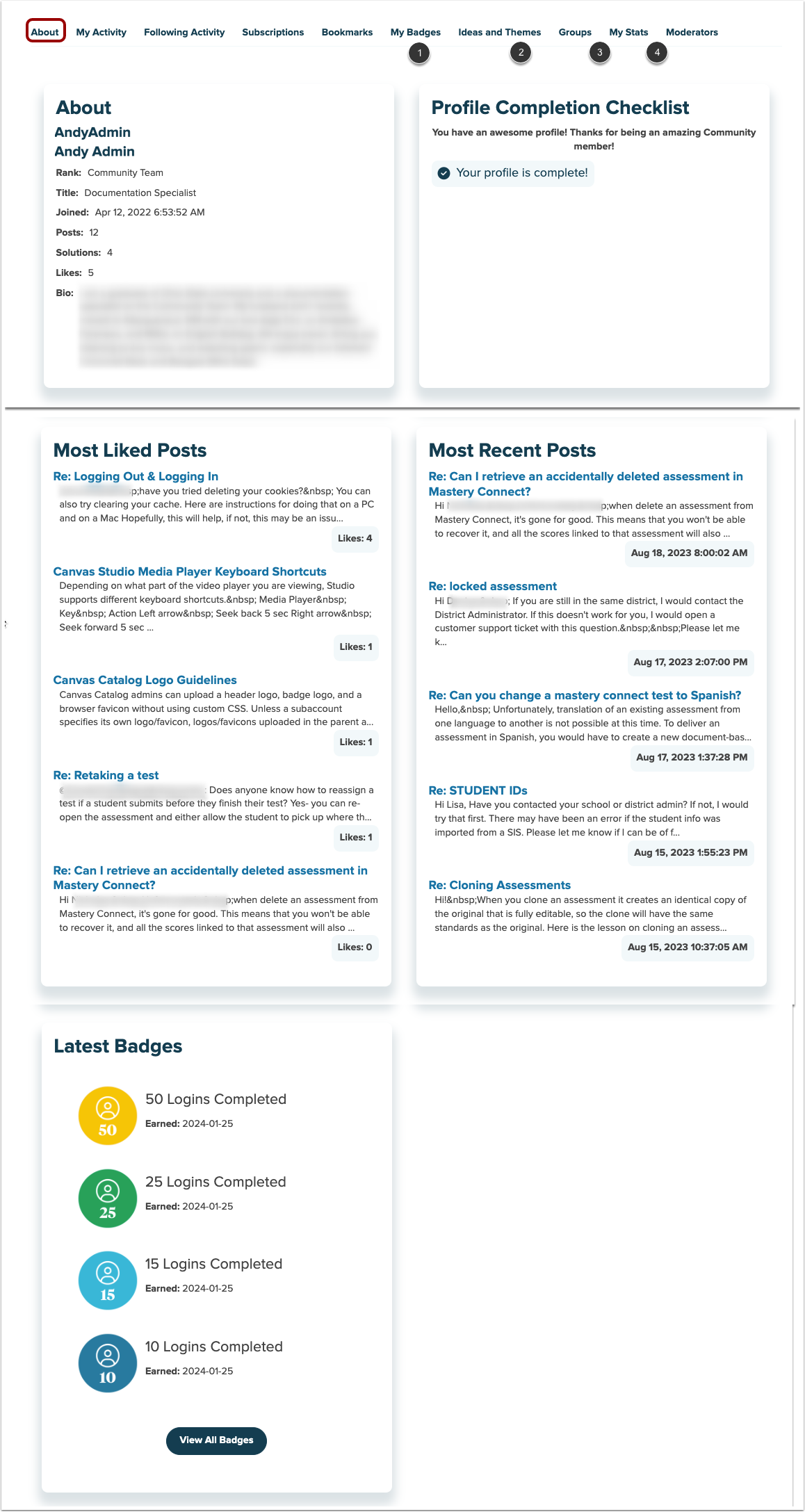 View Account Details