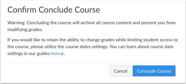 View Concluded Course