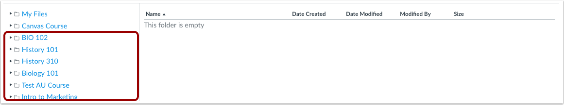 Request Student to Review User Files