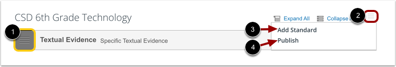 View Custom Standard