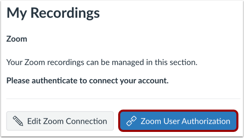 Authorize Zoom