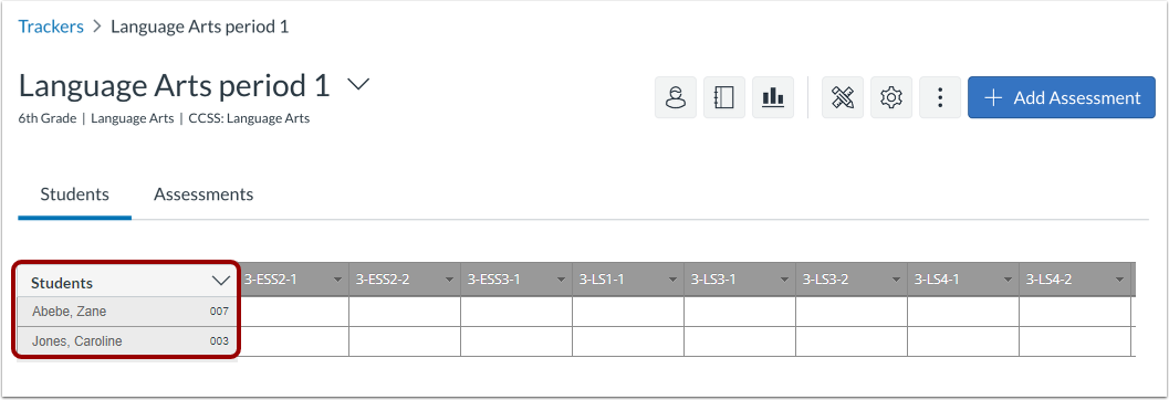 View Created Tracker