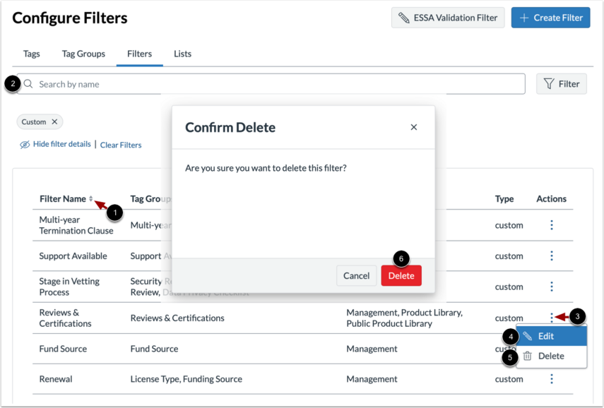 How do I create and manage filters? - Instructure Community