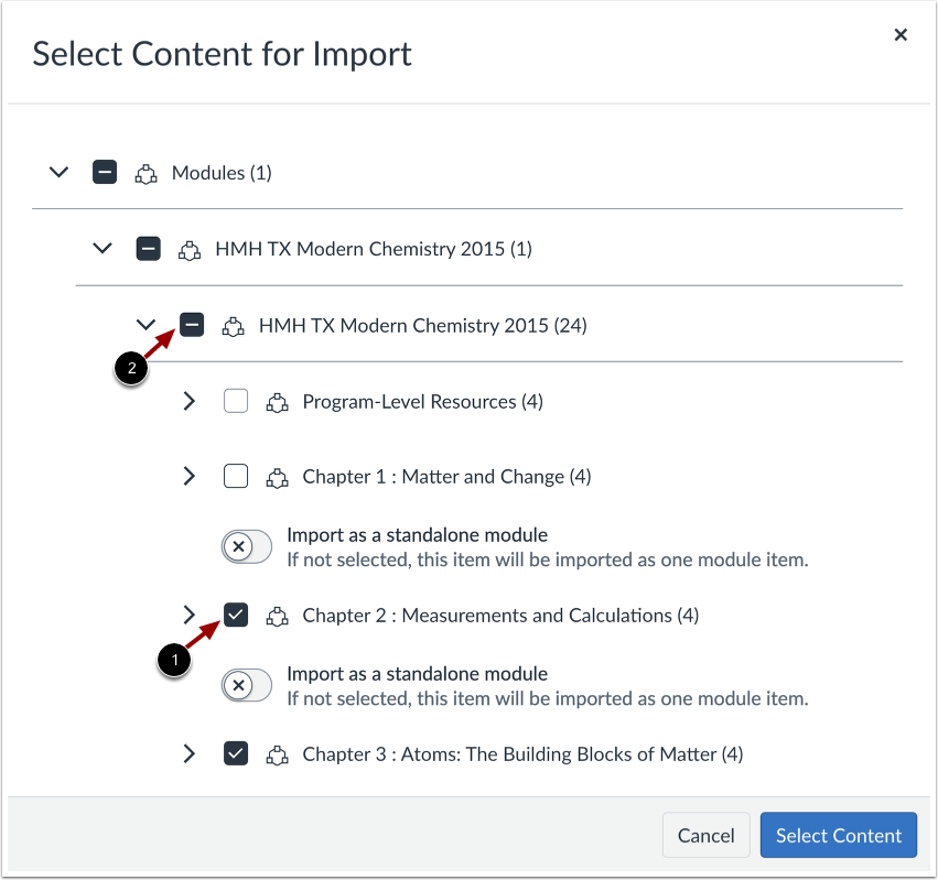 Select Specific Group Content