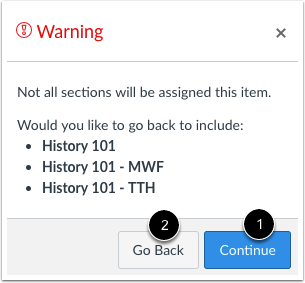 View Due Date Warning