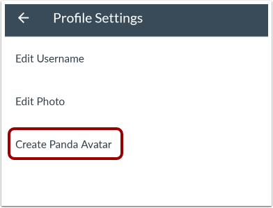 Create Panda Avatar