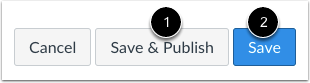 Save and Publish