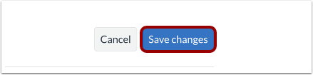 Save Changes