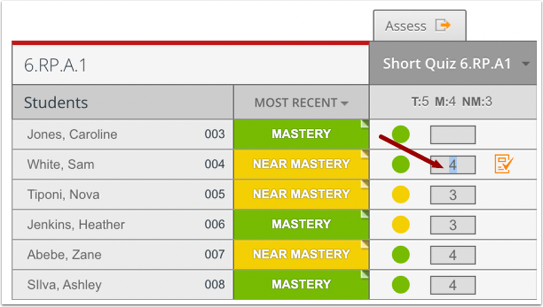 Edit or Delete Score