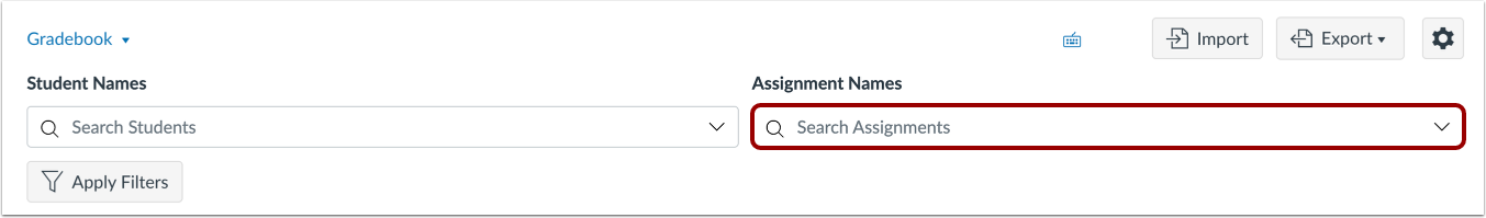 Search Assignments