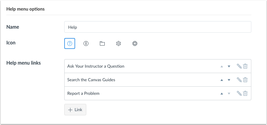 View Help Menu Options