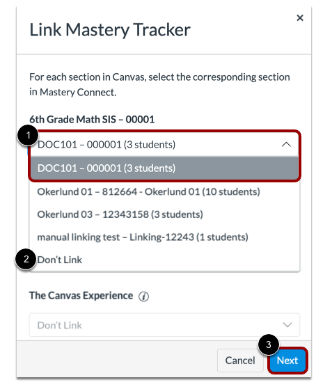 Link Mastery Tracker