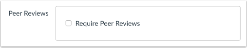 Require Peer Reviews