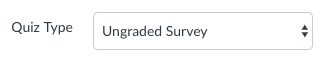 Create Ungraded Survey