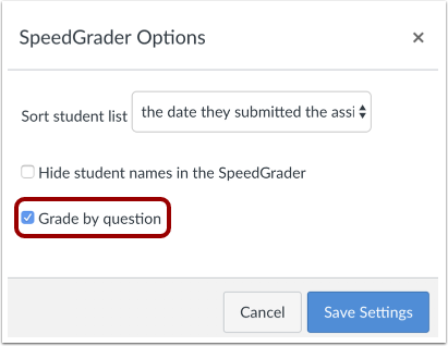 Select Grade by Question