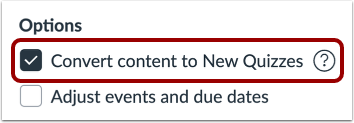 Bulk Migrate Existing Quizzes as New Quizzes