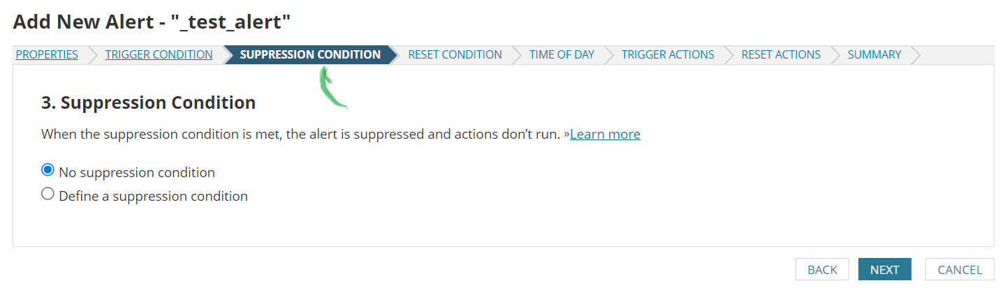 Introducing Condition-Based Alert Suppression - THWACK