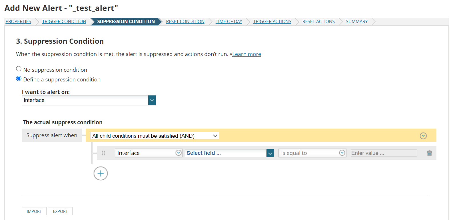 Introducing Condition-Based Alert Suppression - THWACK