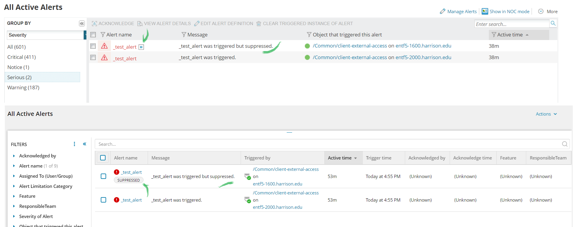 Introducing Condition-Based Alert Suppression - THWACK