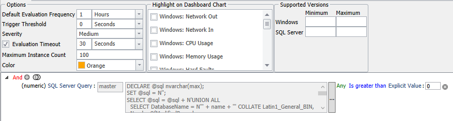 S1 Auditing Advisory Conditions Options