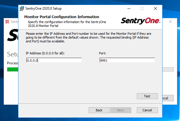 SentryOne Portal Service Configuration