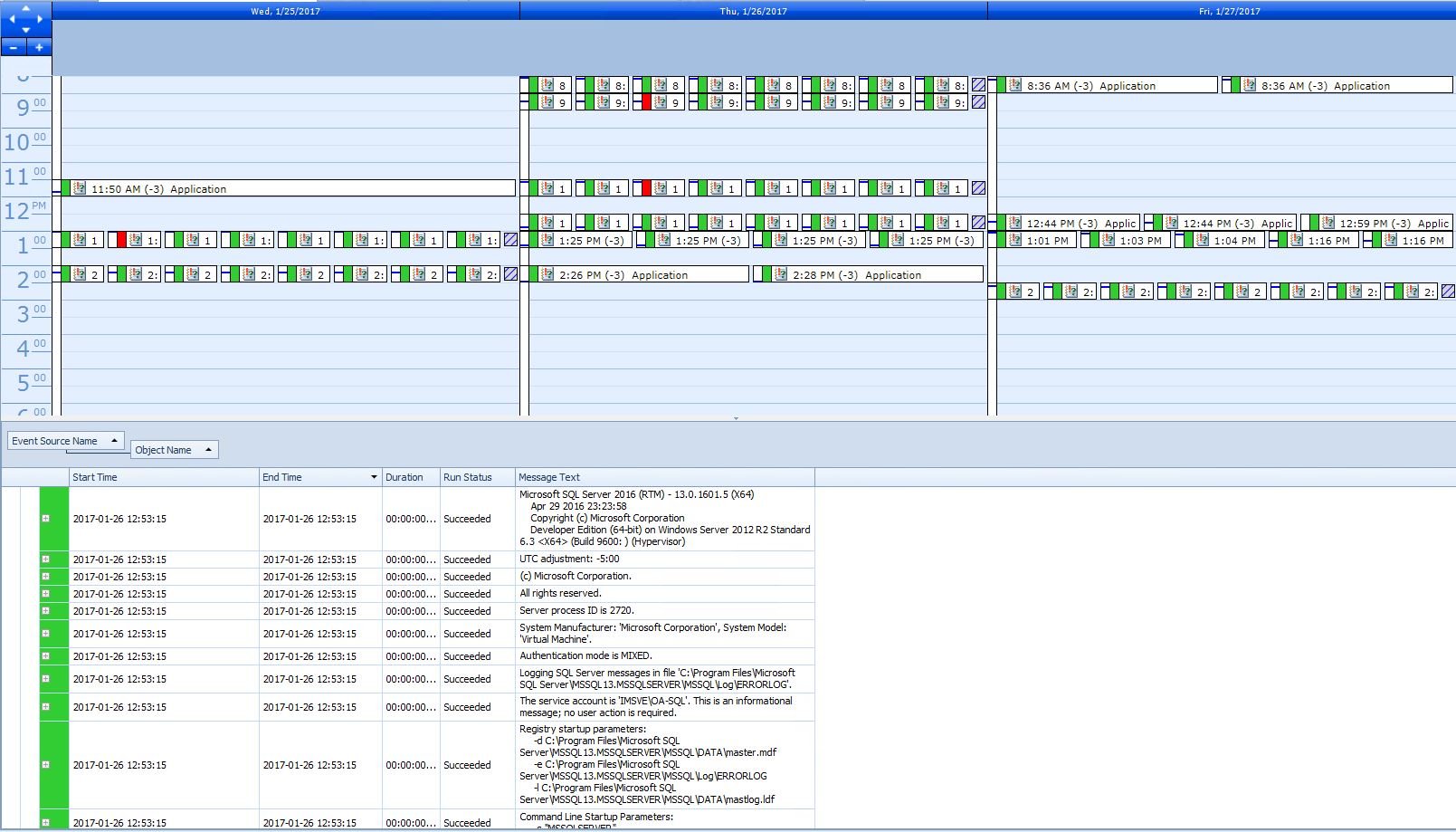 Calendar View Styles - Showing Split