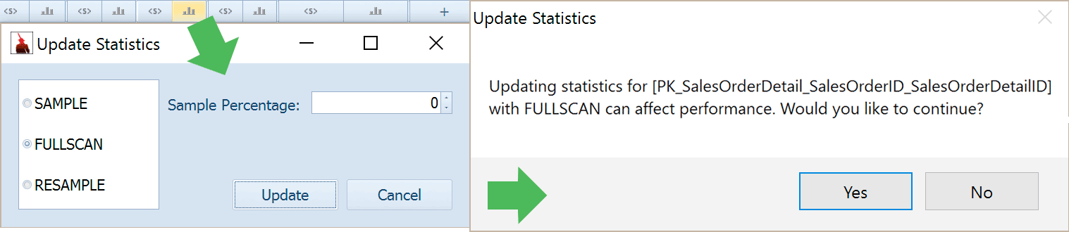 Update Statistics