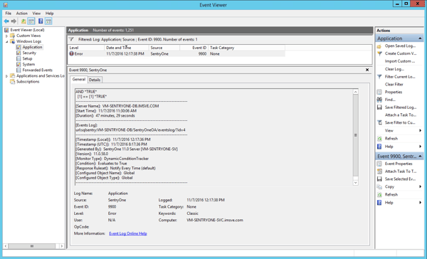 Logged to Windows Event Log