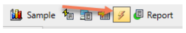 The Show Advisory Conditions Icons in the Top SQL Toolbar