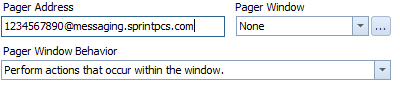 Contacts Pager Address