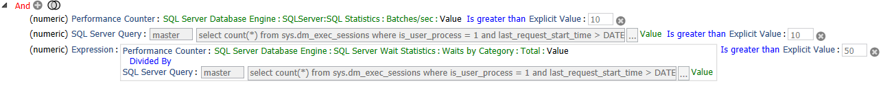 Multiple Condition Groups