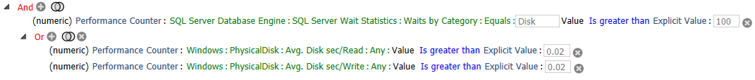 Multiple Condition Groups