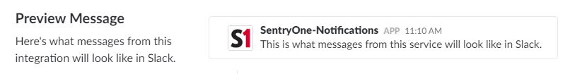 SentryOne Slack WebHook notification example
