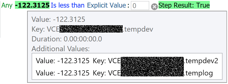 List of Keys/Values
