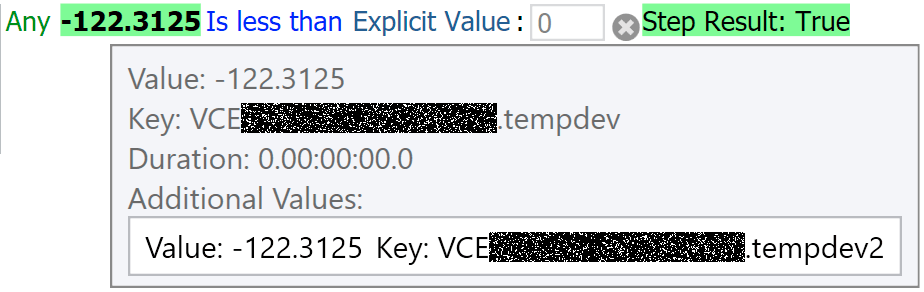 List of results when Maximum Instance Count is 2