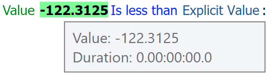 Single result for value