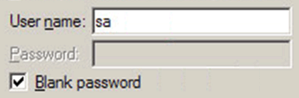 Blank sa password FTW