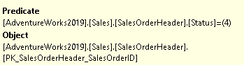 Figure 3: An index seek is performed instead of an index scan.