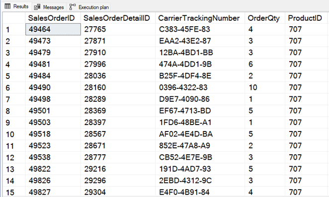 Sort Ordinal ORDER BY example